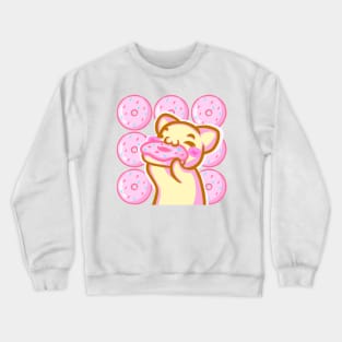 CliveGin Pink Donut Crewneck Sweatshirt